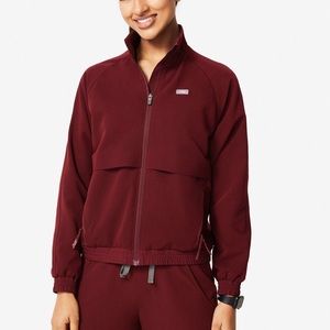 Figs Burgundy Sydney Jacket